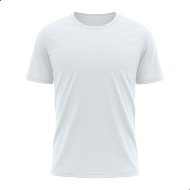 Imagem de Camiseta Básica Unissex Dry Lisa Tradicional Poliéster Confortável Treino-Unissex