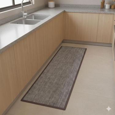 Imagem de Passadeira Antiderrapante Cozinha 0,45X1,20M Moderno 2 - Niazitex