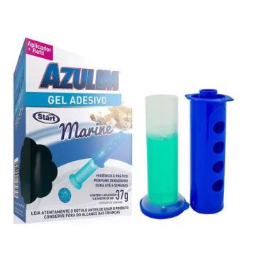 Imagem de Gel Adesivo Com Aplicador Detergente Sanitário Marine Azulim