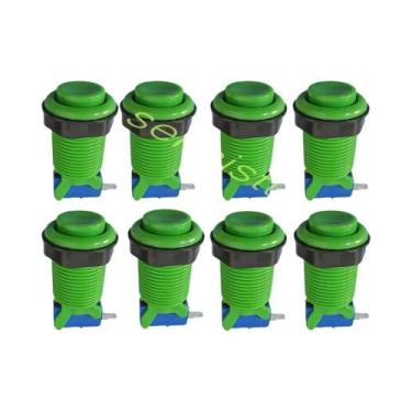 Imagem de Botão De Joystick Para Máquina De Arcade Neo Geo 28mm, 8 Peças, Estilo