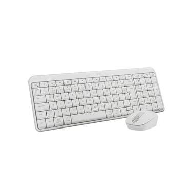 Imagem de Combo Teclado e Mouse Bluetooth MK250 Design Compacto Branco - Logitech - 920-013517