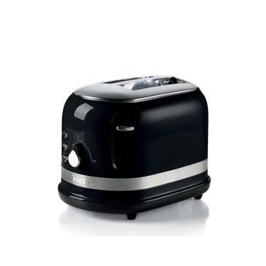 Imagem de Torradeira Elétrica Ariete 149 Moderna Preta p/ 2 Fatias, 6 Níveis de Tostagem, 750W