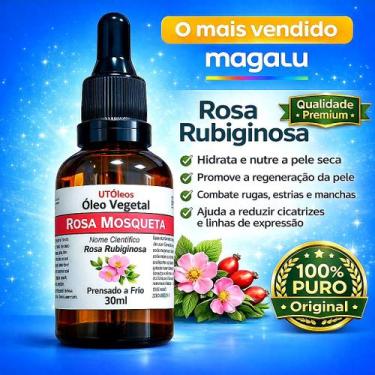 Imagem de Rosa Rubiginosa 100% Puro Clareador de Manchas e Foliculite - Utoleos