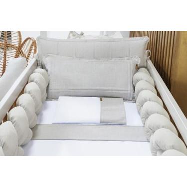 Imagem de Kit Berço Linho Slim Batistela Baby - 06 Peças - 001 BATISTELA BABY, B