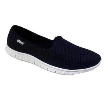 Imagem de Tênis Actvitta 4202500 Calce Facil Sapatilha Esportiva Leve, Preto, Br