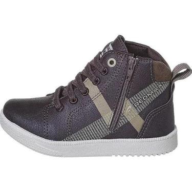 Imagem de Botinha Casual Confortável Infantil Menino Redmax, Café, 24 BR