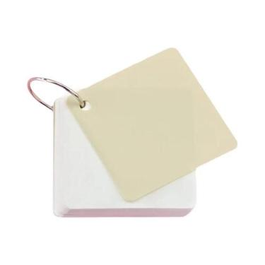 Imagem de 80 Folhas De Cartões De Índice Em Branco Portáteis Com Fichário E Bloc