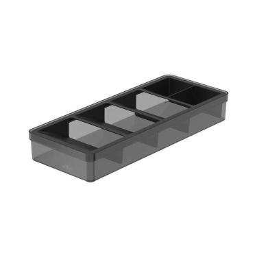 Imagem de Suporte Organizador Porta Talheres Gaveta Cozinha Divisor Ou