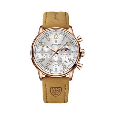 Imagem de Relógio Esportivo Militar Masculino À Prova d'Água Com Cronógrafo Lumi