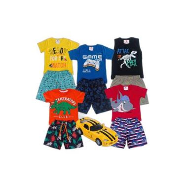 Imagem de Roupa Infantil Menino Preço De Atacado 10 Peças com Mimo - Kitilica Ki