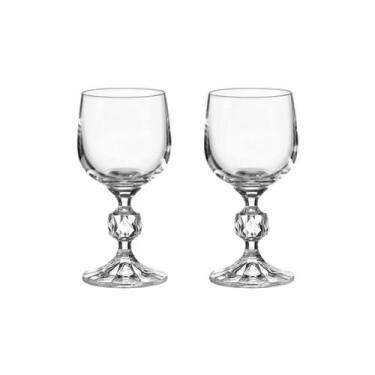 Imagem de Taça de Cristal Bohemia 150 ml Claudia 2 Peças - Bohemia Crystal