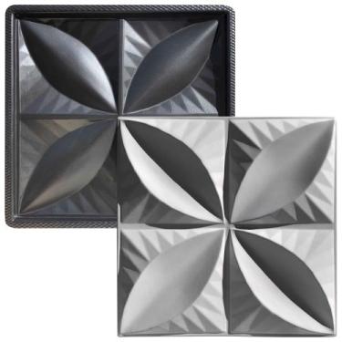Imagem de Forma 3D Gesso e Cimento ABS - Campestre 40x40 - XMOLDES