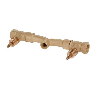 Imagem de Base para Misturador Base Docol Duplo Comando 3-4 Bicomando em Latão para Instalação em...
