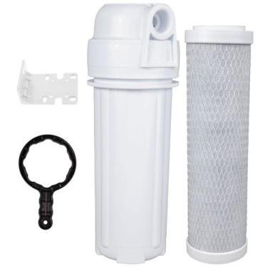 Imagem de Filtro Cavalete para Caixa dÁgua com Carvão Ativado Conexão Meia Poleg