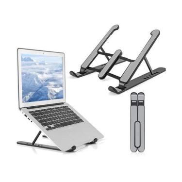 Imagem de Suporte Para Notebook Tablet Base Dobrável Ajustável - Bf, preto