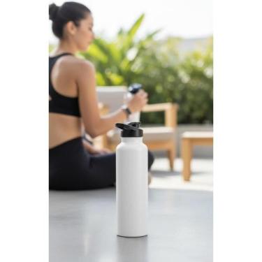 Imagem de 10 Garrafas Alumínio 750ml Brancas P/ Sublimação - Congratulations Sto