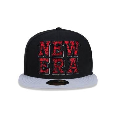 Imagem de BONÉ NEW ERA 5950 BRANDED NEV15BON104 PRETO CINZA-Masculino