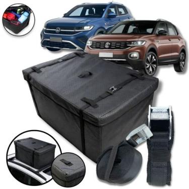 Imagem de Bolsa Maleiro Teto Impermeável 370L+Cinta Premium VW T-Cross - BR18