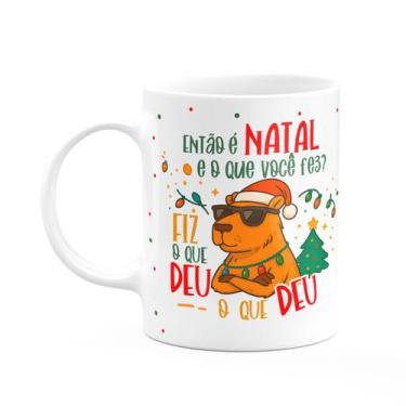 Imagem de Caneca Natal e Capivaras - Então é natal, e o que você fez - JPS INFO