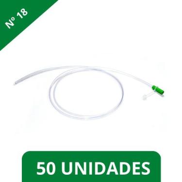 Imagem de Kit 50 Sonda Gastrica Levine Nº18 - Markmed