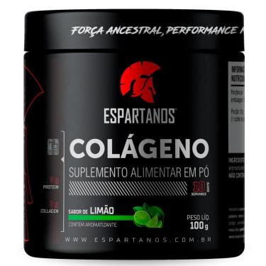 Imagem de Colágeno em pó Limão 100g - Espartanos-Unissex