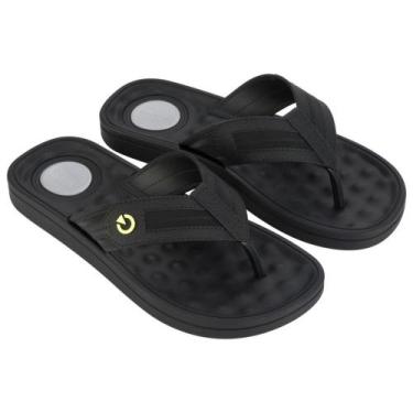 Imagem de Chinelo Cartago Alabama Dedo Ad 11859 Masculino, Preto, Preto, 39