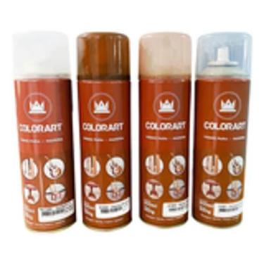 Imagem de Spray Verniz Para Madeira 300ml - Cores - ColorArt, MOGNO