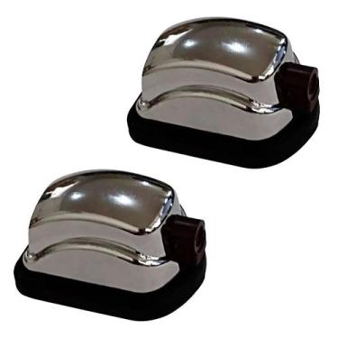 Imagem de 2 canoas simples para bumbo modelo concept - cromada pac120cr - RMV