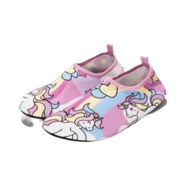 Imagem de Sapatos Aquáticos Femininos Finos Com Estampa Multicolorida, Antiderra