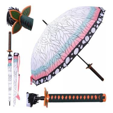 Imagem de Guarda Chuva Demon Slayer Cabo Katana De Shinobu Koch - Tenda Medieval