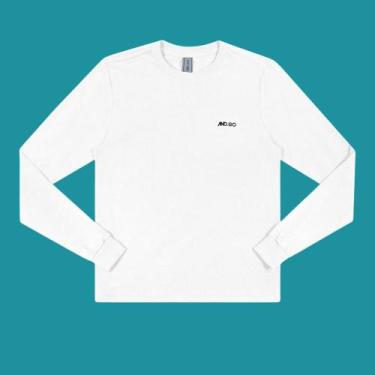 Imagem de Camiseta Manga Longa Menino Juvenil And.go em Algodão Branca Tamanho:1