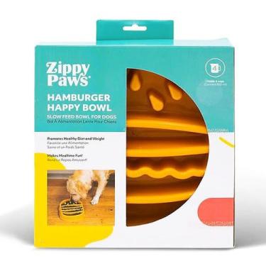 Imagem de Tigela para Cães - Comedouro Lento - Happy Bowl - BURGER - Zippy Paws