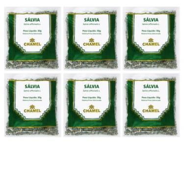Imagem de Chá Sálvia Natural Kit 6 Pacotes Chamel