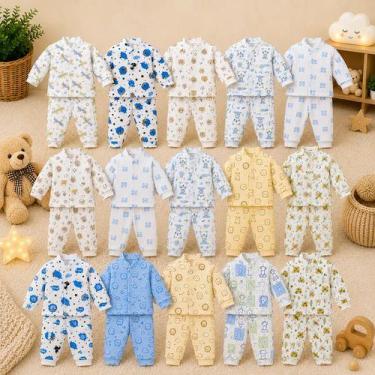 Imagem de Kit 3 Conjuntos Inverno Para Bebê Soft Roupa Frio Infantil - - BEBE E 