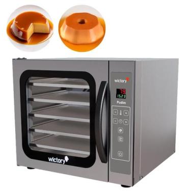 Imagem de Forno Convector Pudim 60 Litros Inox Com 5 Assadeiras Lisas WCPP-535 W