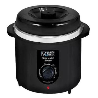 Imagem de Aquecedor Profissional De Cera Matic Junior 400g Mega Bell, Preto