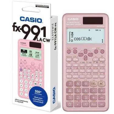 Imagem de Calculadora Científica Casio Fx-991es Plus Rosa 417 Funções - Original
