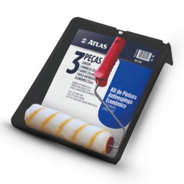 Imagem de Kit de pintura antirrespingo economico 3 pecas 2003 - atlas