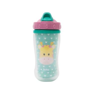 Imagem de Copo Treinamento 320ml Buba Animal Fun - Girafa, Rosa