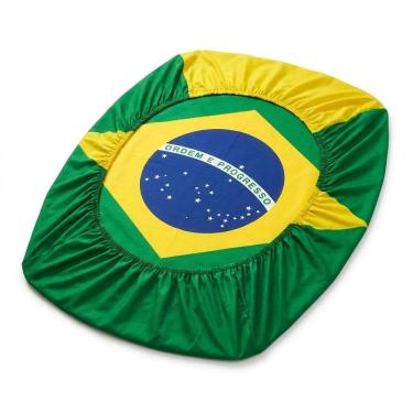 Imagem de Capa para Capô Brasil Paixão 110x150 Verde e Amarelo
