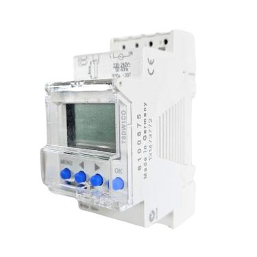 Imagem de Temporizador Digital TSDW1CO 1 Canal Programador de Tempo com 56 Posições Inox Eaton