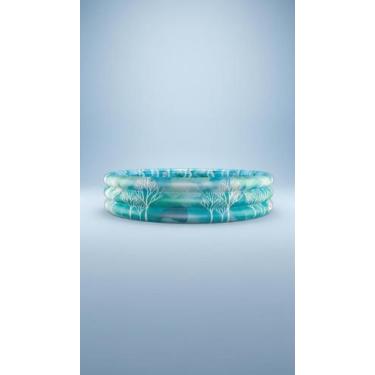 Imagem de Piscina Inflável Infantil Redonda 100L Azul - Congratulations Store