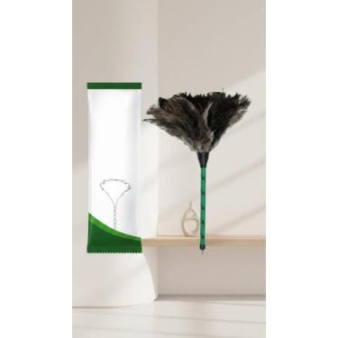 Imagem de Espanador De Pó De Avestruz Cabo Longo 66cm - Congratulations Store