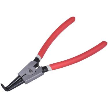 Imagem de Alicate para Anéis Modelo Alicate para Anel Externo Curvo 8 1-2" com Pontas Fosfatizadas e Cabo Antideslizante Preto