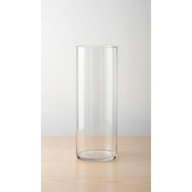 Imagem de Vaso Tubo Vidro Transparente Cilíndrico 10x30cm - Congratulations Stor