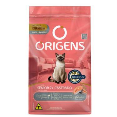 Imagem de Ração Seca Origens Gatos Castrados Sênior Salmão 1Kg
