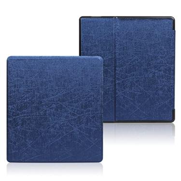 Imagem de CCOO Nova capa para Kindle Oasis (9ª, 2017 lançada e 10ª geração de 2019, 7 polegadas), nova capa inteligente de couro com hibernação automática