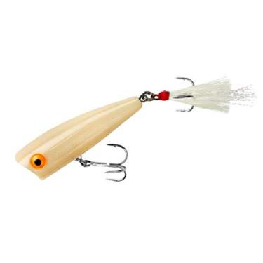 Imagem de Rebel Isca de pesca Pop-R Topwater Popper, Osso, Pop-R (14 g)