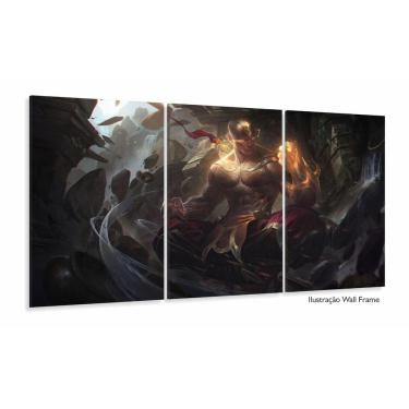 Imagem de Quadro Decorativos League of Legends com 3 peças 125x60 m01