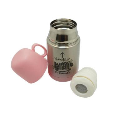 Imagem de Garrafa Térmica 250 ml Melhor Mãe do Mundo Cebola 99777